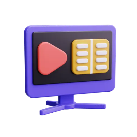 Elearning  3D Icon