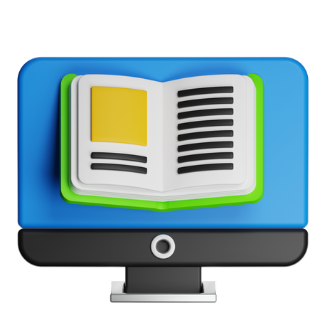 Elearning  3D Icon