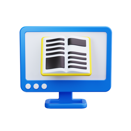 Elearning  3D Icon