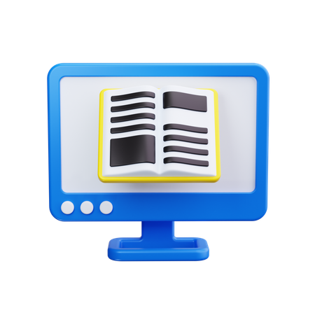 Elearning  3D Icon