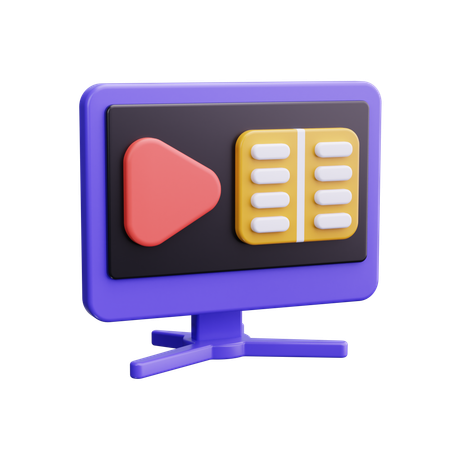 Elearning  3D Icon