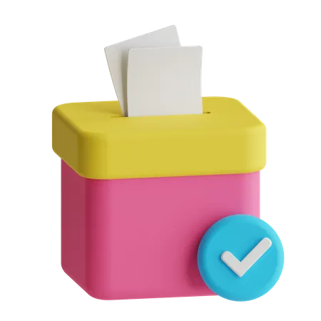 Elecciones  3D Icon