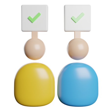 Électeurs  3D Icon