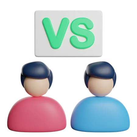 Election Candidates Versus 3D Icon