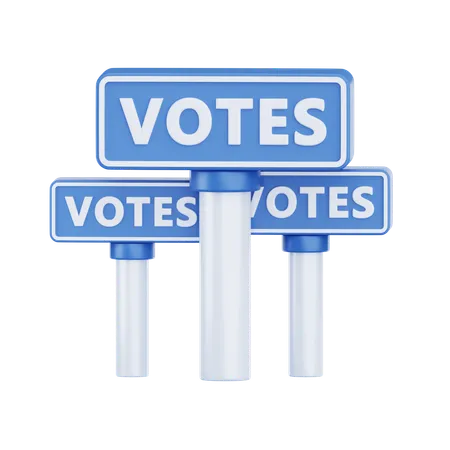 Election Campaign  3D Icon