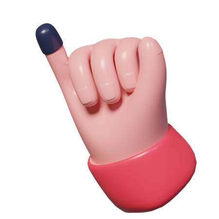 선거 참여  3D Icon