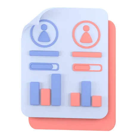 Election Statistic  3D Icon