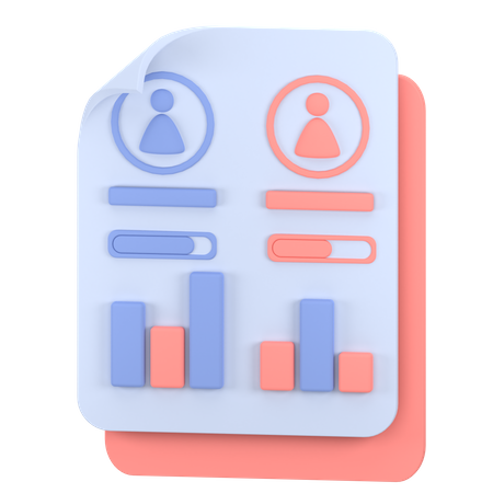 Election Statistic  3D Icon
