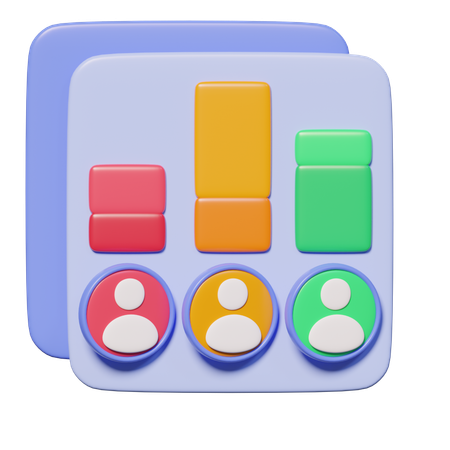 선거 통계  3D Icon