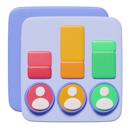 선거 통계  3D Icon