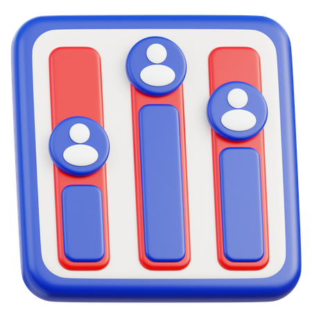 Election Stats  3D Icon