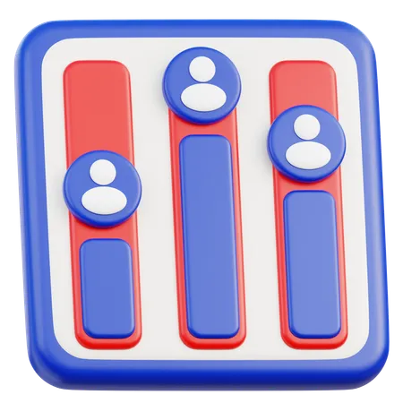 Election Stats  3D Icon