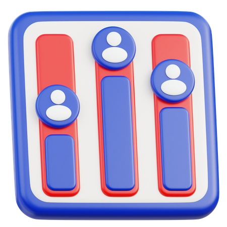 Election Stats  3D Icon