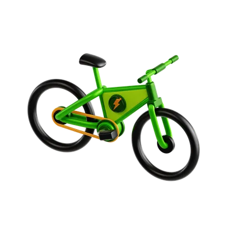 Electric Bicycle  3D Icon