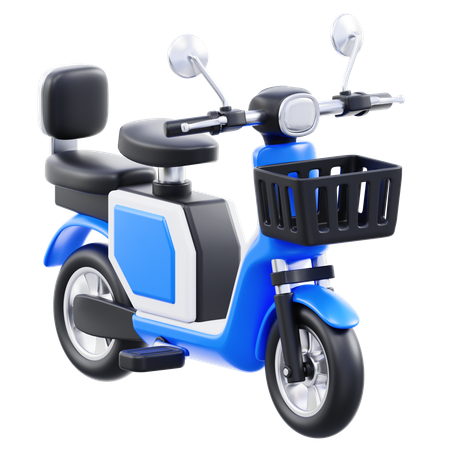 전기 자전거  3D Icon