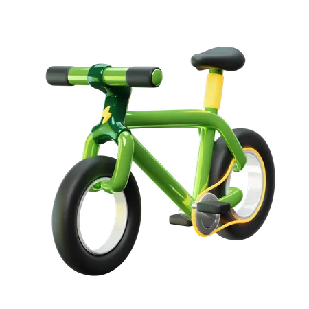 Electric Bicycle  3D Icon