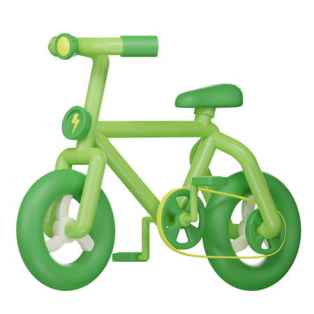 Electric Bicycle  3D Icon