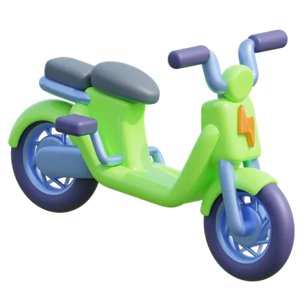 Electric Bicycle  3D Icon