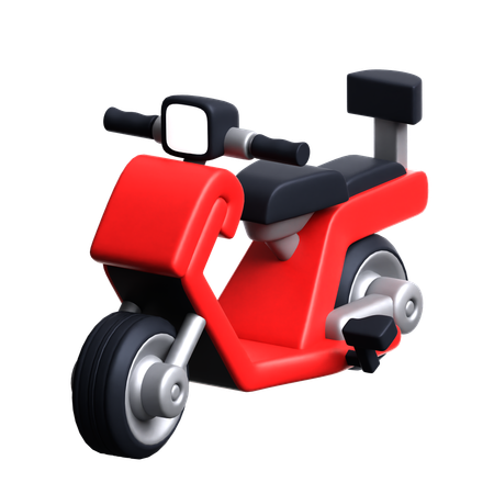 Electric Bicycle  3D Icon