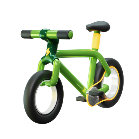 Electric Bicycle  3D Icon