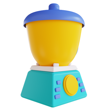 Electric Blender 3D Icon