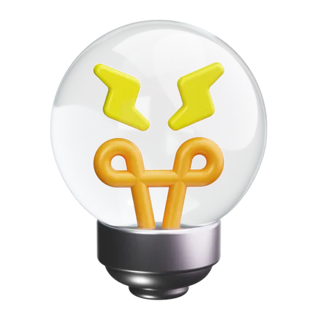 Electric Bulb  3D Icon