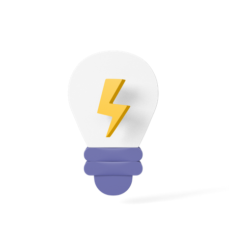 Electric Bulb  3D Icon