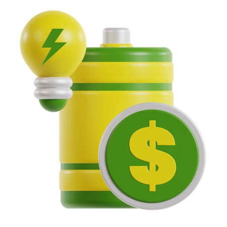 Electric Bulb  3D Icon