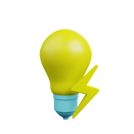 Electric Bulb 3D Illustration