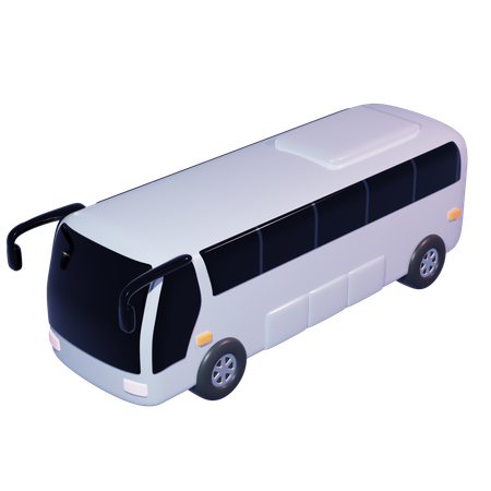 Electric Buss  3D Icon