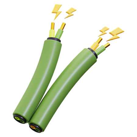 Electric Cable  3D Icon