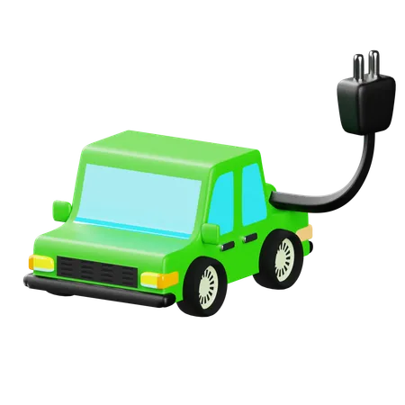 Electric Car  3D Icon