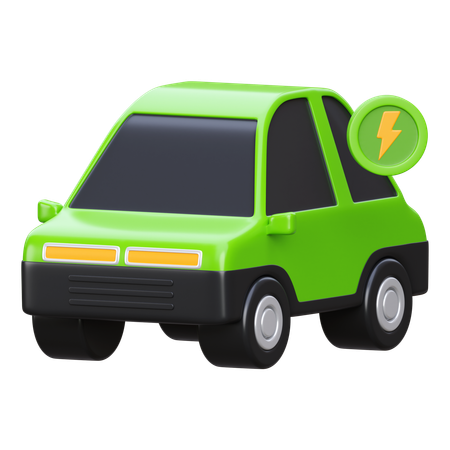 電気自動車  3D Icon