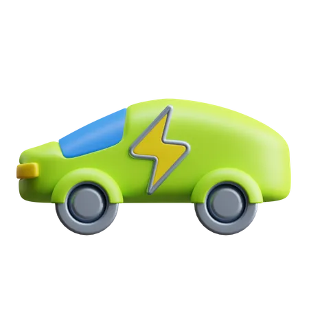 Electric Car  3D Icon