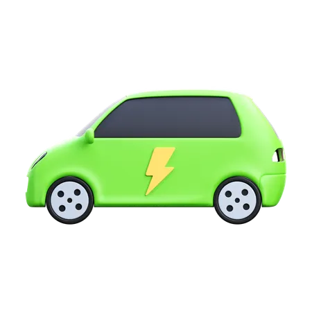 Electric Car  3D Icon