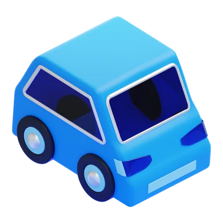 Electric Car  3D Icon