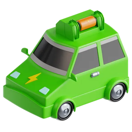 Electric Car  3D Icon