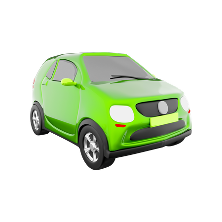 Electric Car  3D Icon