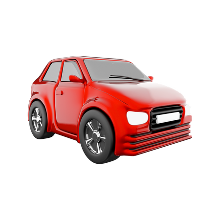 Electric Car  3D Icon