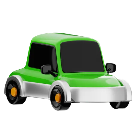 Electric Car  3D Icon