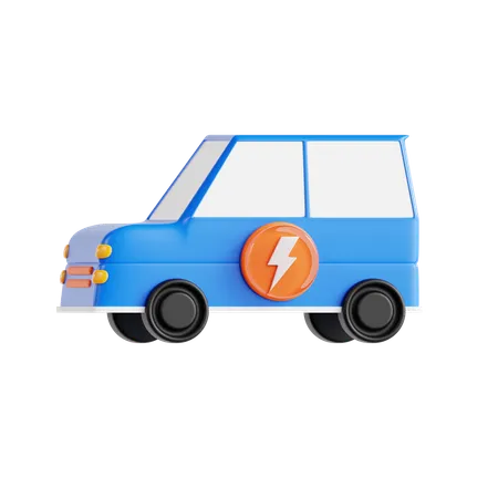 Electric Car  3D Icon