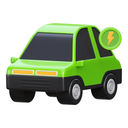 Electric Car  3D Icon