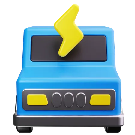 Electric Car  3D Icon