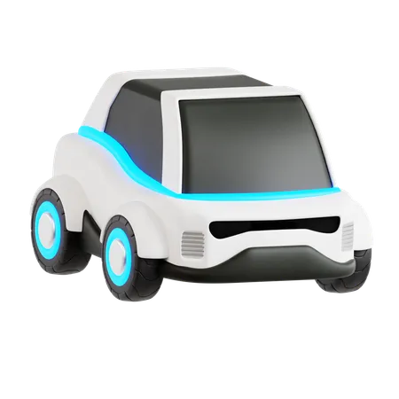 Electric car  3D Icon