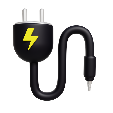 Electric Charger 3D Icon