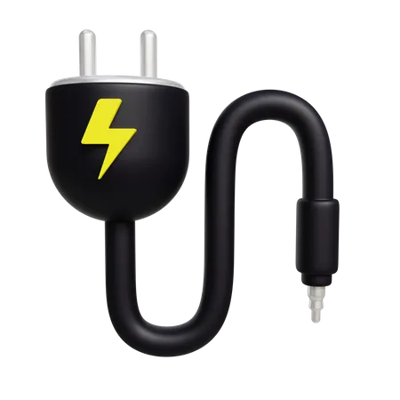 Electric Charger 3D Icon