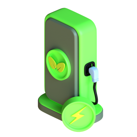 Electric Charging  3D Icon