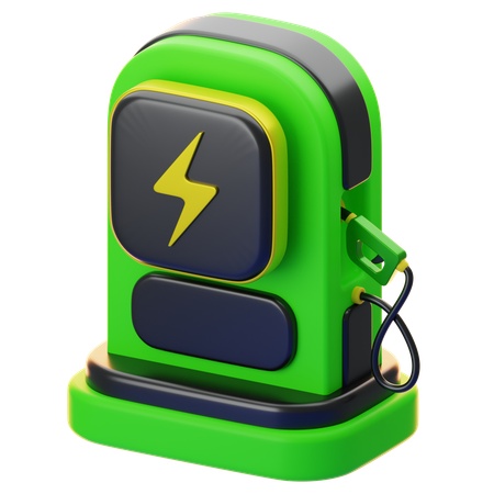 Electric Charging  3D Icon