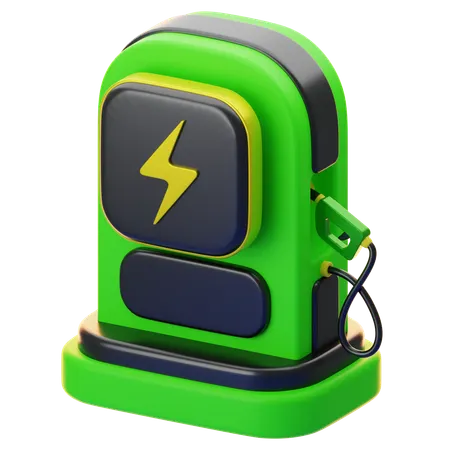 Electric Charging  3D Icon