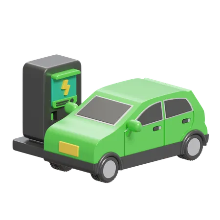 Electric Vehicles 3 D Illustrations 3D Icon